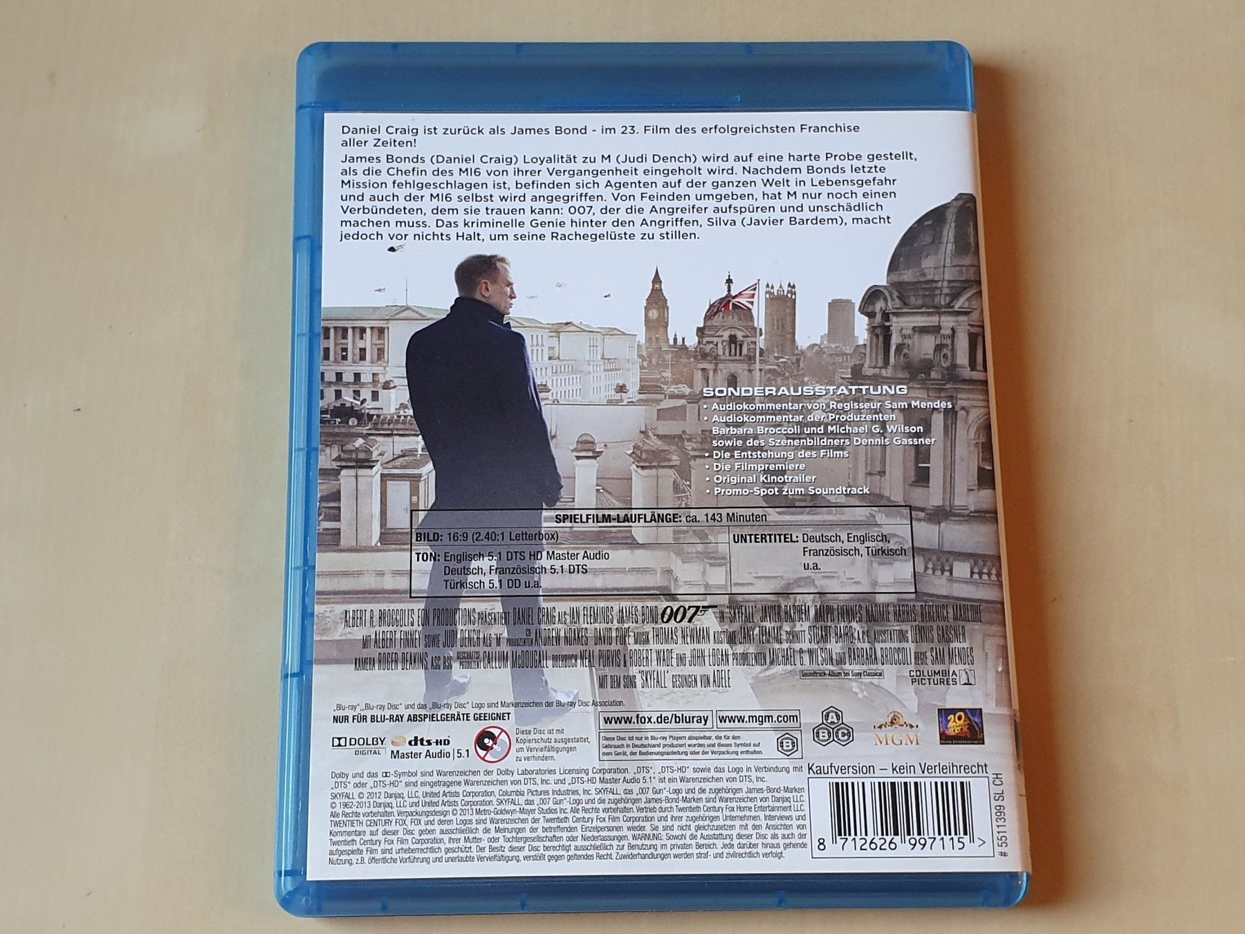 Alle DVDs: Skyfall 007 James Bond – Gebraucht aus Stansstad von collectorsshop 1