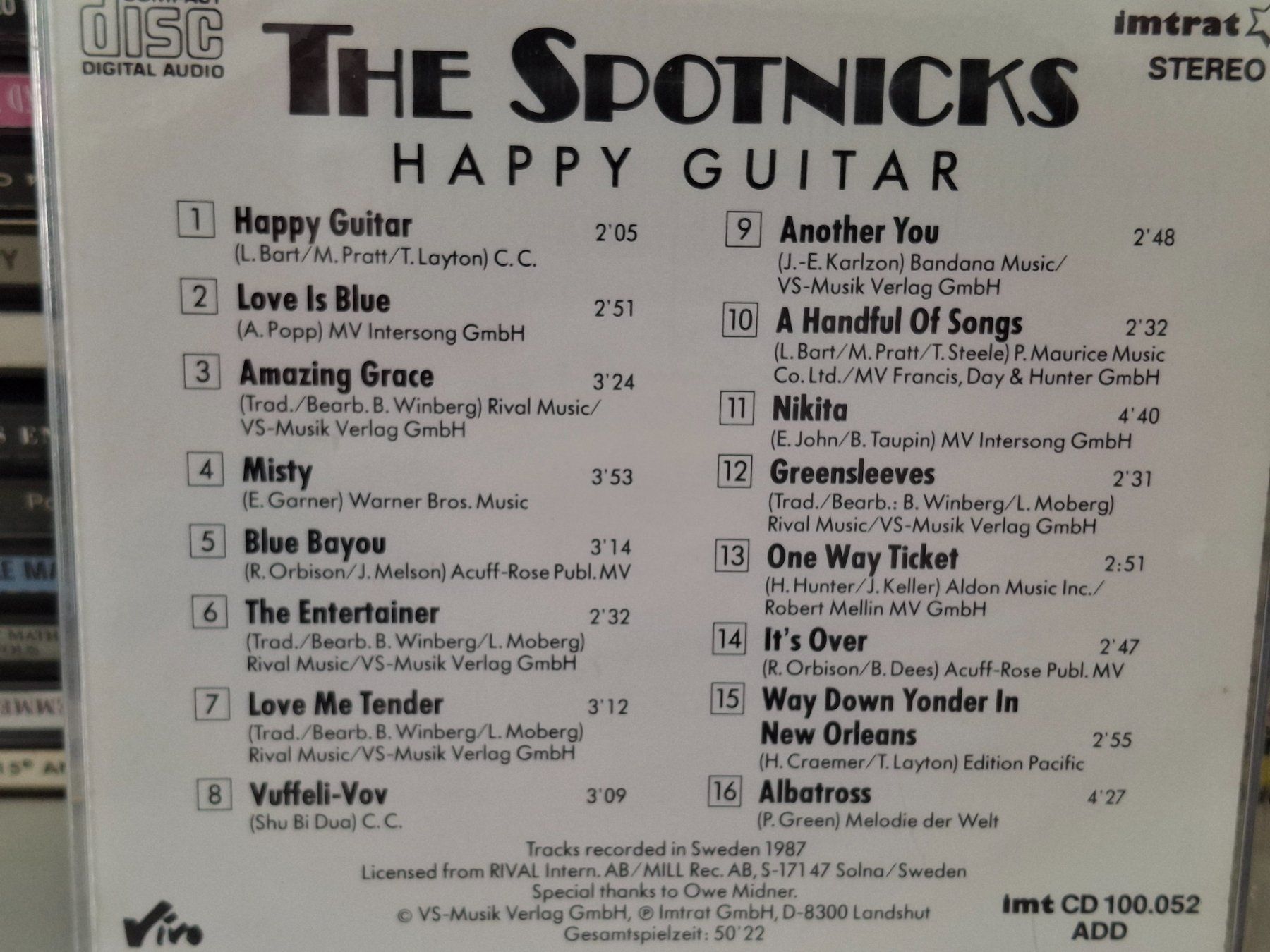 CDs: CD The Spotnicks- Happy Guitar – Gebraucht aus Aarberg von Jackup1 1