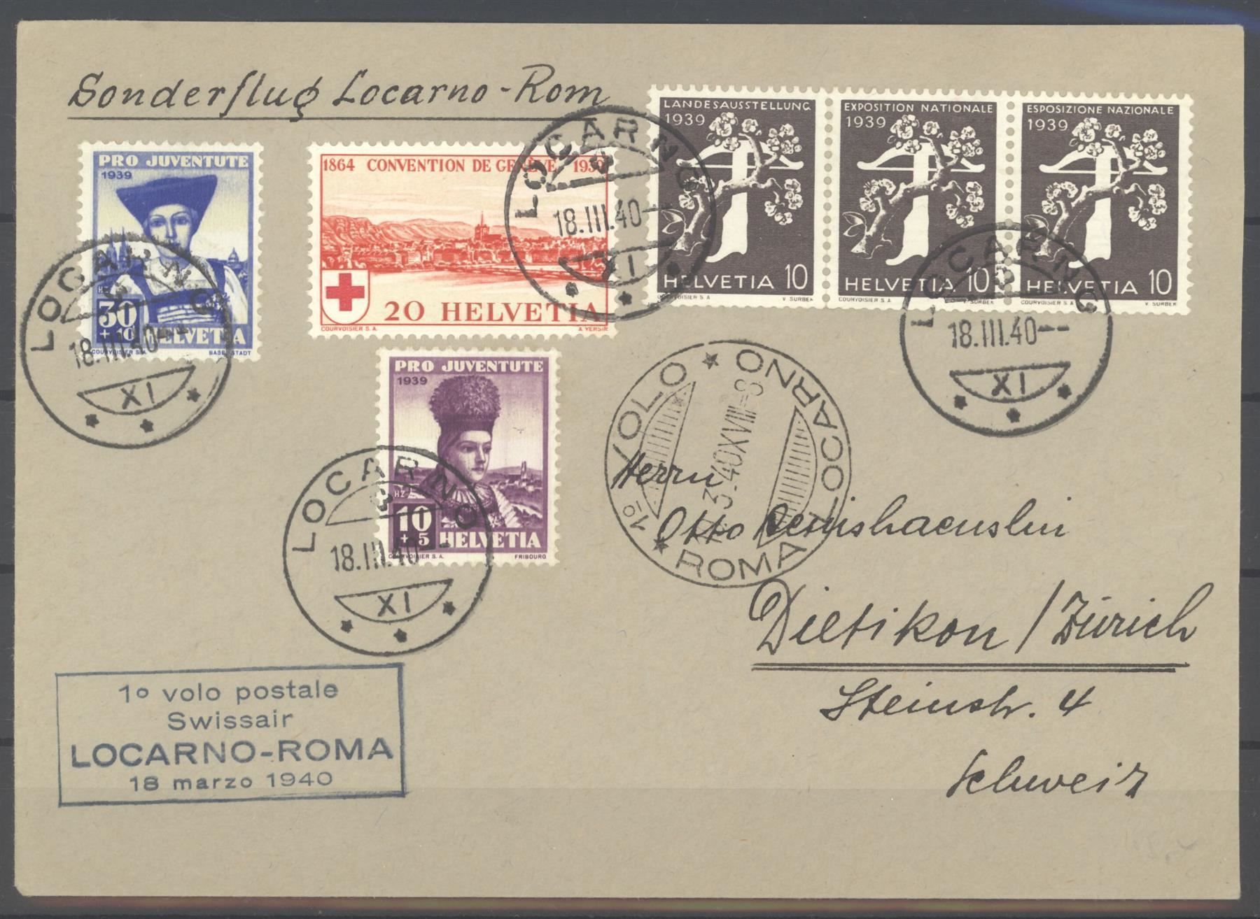 Tutti i francobolli: 1939, Schweizerische Landesausstellung – Usato da Willisau venduto da Vollstempel