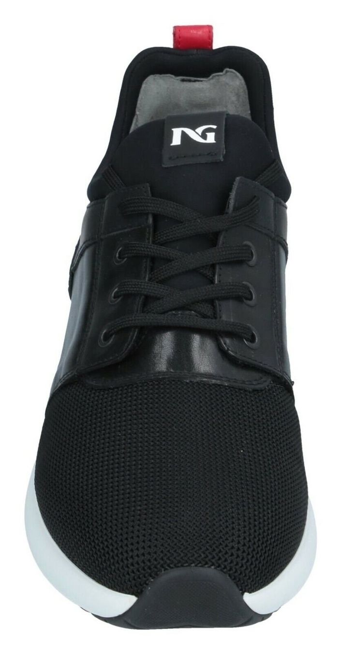 Scarpe da uomo: Nero Giardini Herren Sneaker Gr.40 Leder schwarz – Nuovo e nell'imballaggio originale da Birsfelden venduto da immortalis 2