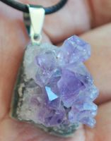 Halskette D-435 – Amethyst Cluster