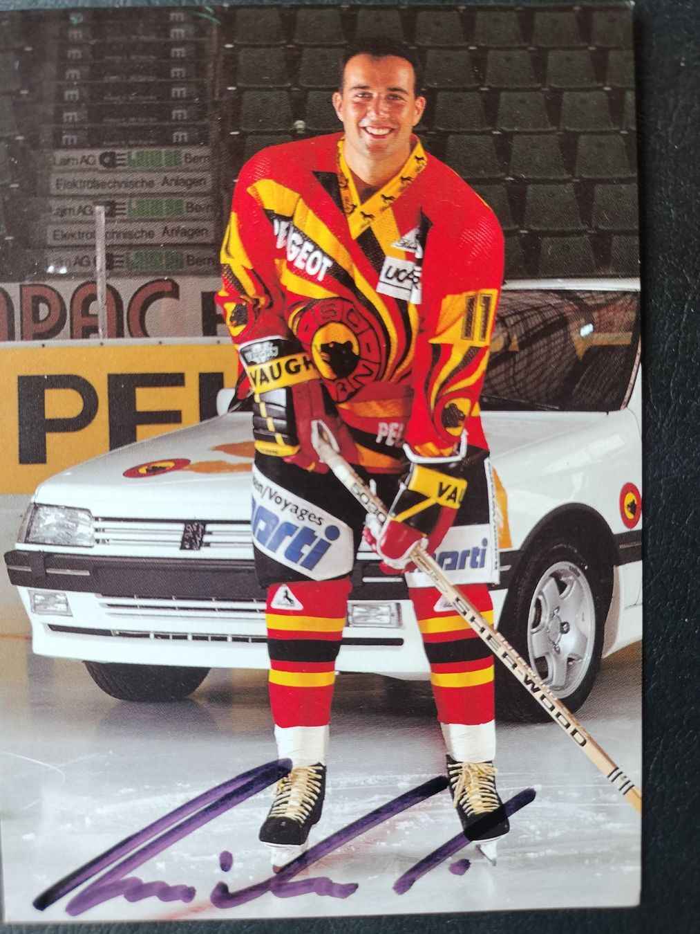 Autografi: Autogrammkarte SC Bern, SCB , Claudio Micheli – Usato da Schwanden Sigrisw venduto da cadieux71