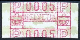 ATM 9 schöner Doppeldruck ** postfrisch