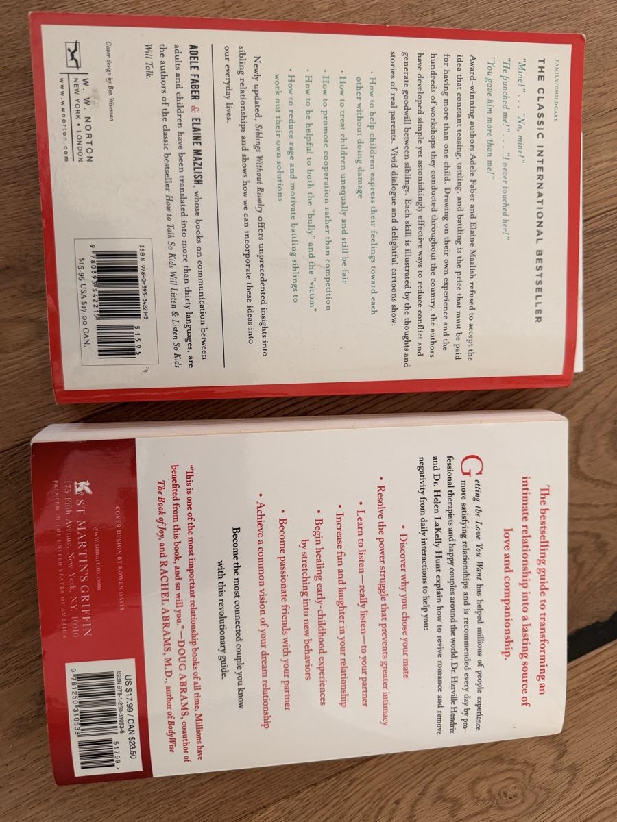 Libri: Siblings Rivalry & Love You Want - 2 Books Bundle – Nuovo (secondo la descrizione) da Männedorf venduto da iza04 6