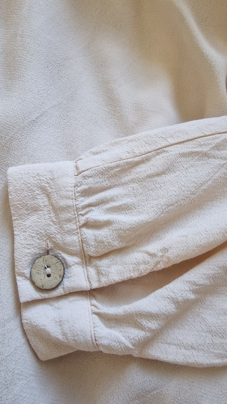 Camicette: Vivance Bluse mit Bindedetail nude Gr. 34 – Nuovo (secondo la descrizione) da Zofingen venduto da stm_dl82 1