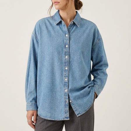 Chemise en Jean Levi's Oversized Fit Denim Bleu Taille S