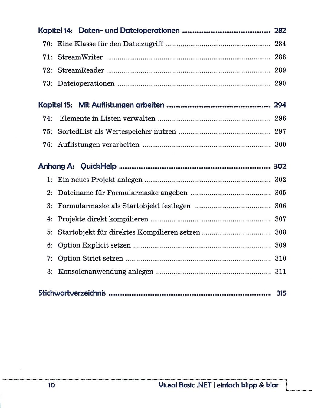 Bücher: Handbuch Visual Basic. NET Microsoft einfach Klipp &klar – Neu (gemäss Beschreibung) aus Lenk im Simmental von Ruedauph 9