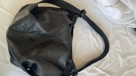 Ledertasche schwarz Damen guter Zustand