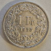 1 Franken 1955 Silber ab 1 Fr. !