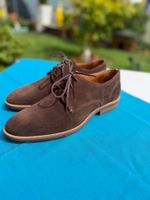 Elegante braune Wildlederschuhe von Tommy Hilfiger - Gr. 40
