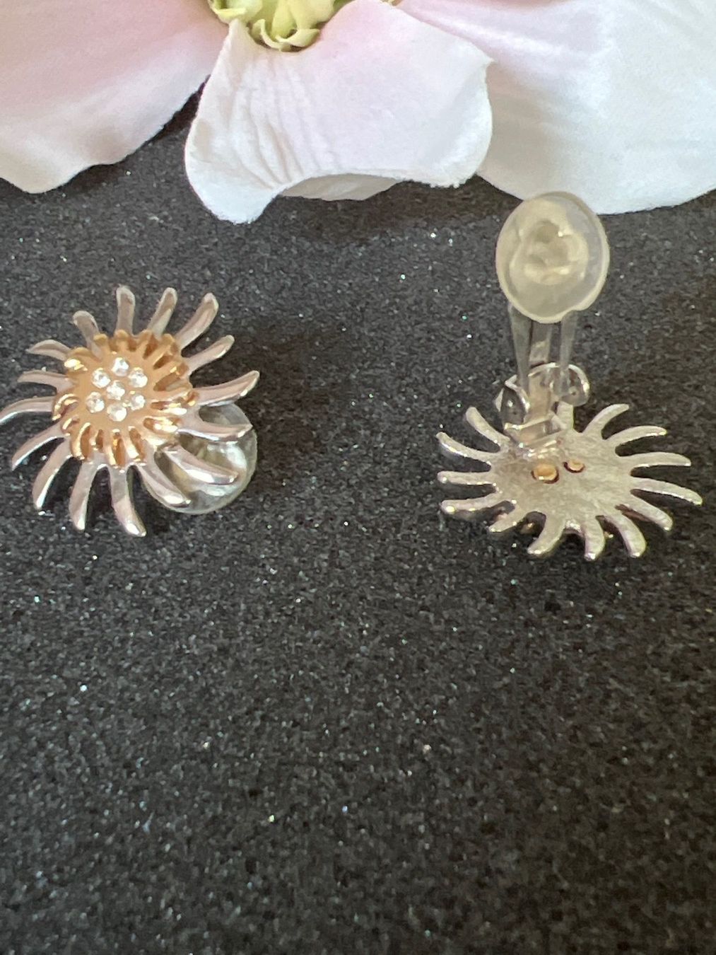 Orecchini pendenti & Orecchini a lobo: Schöne Edelweiss Ohrclip – Nuovo (secondo la descrizione) da Seon venduto da Sunny-Schmuck78 2