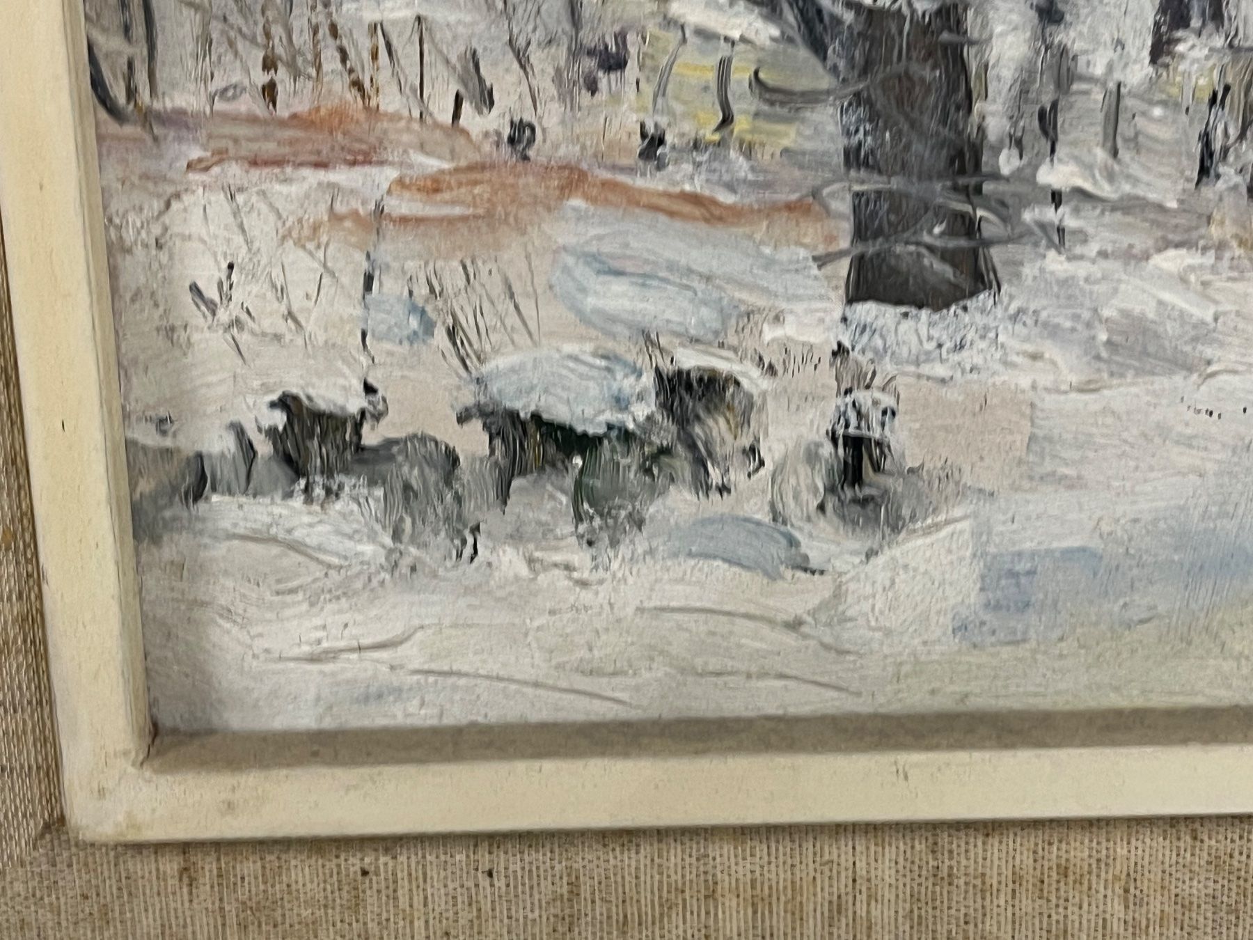 Dipinti: Eine traumhafte Winterlandschaft ÖlGemälde – Usato da Basel venduto da PAUL_ART 7