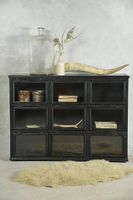 Jeanne d'Arc Living Vitrine Metall schwarz