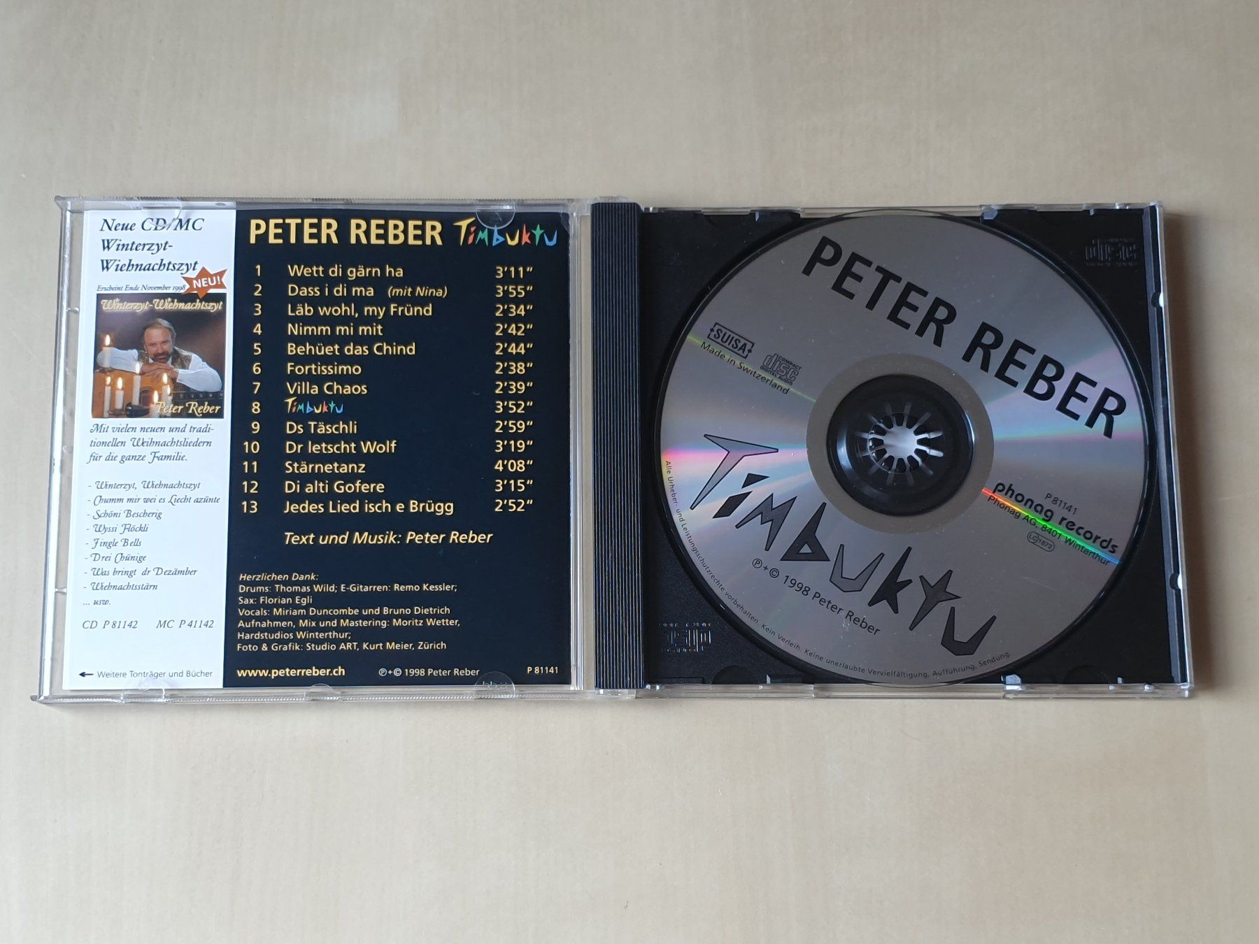 CDs: Peter Reber Timbuktu – Gebraucht aus Stansstad von collectorsshop 2