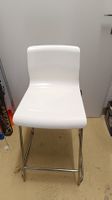 Barhocker Weiss Metallgestell guter Zustand