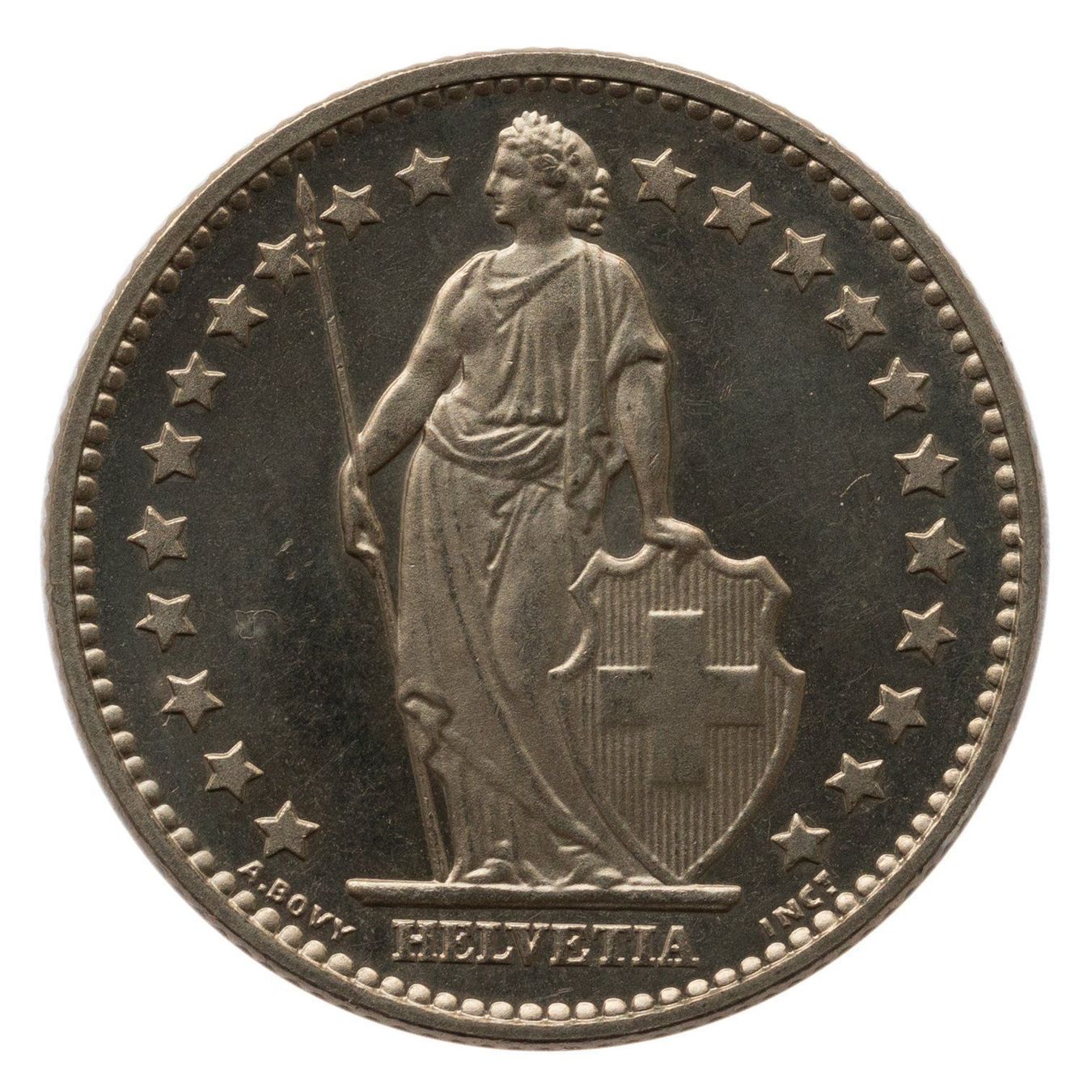 Alle Münzen: 1 Franken 1981 stgl – Gebraucht aus Rotkreuz von Swiss-Coins