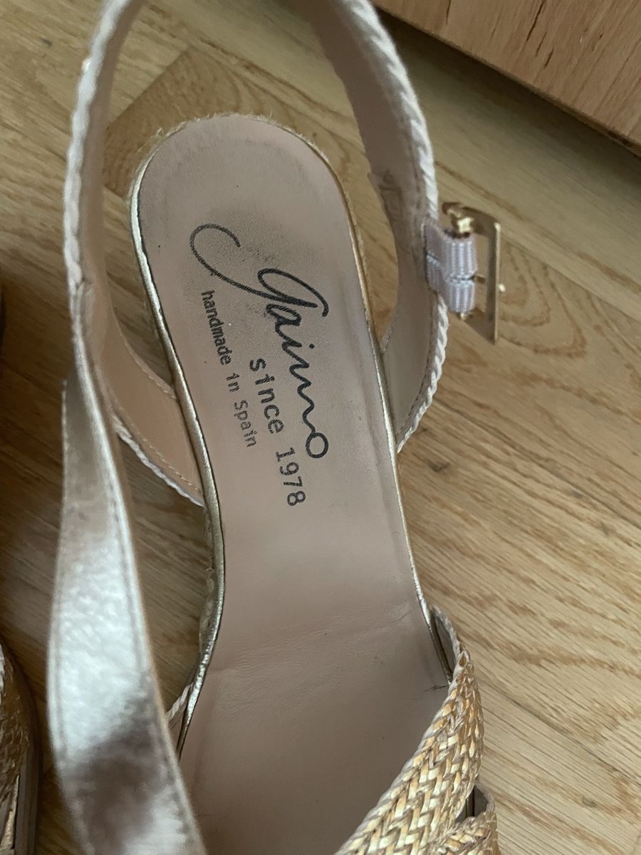 Scarpe da donna: Gaimo espadrilles gold , Leder, Gr. 37 – Usato da Möhlin venduto da Halylea 2