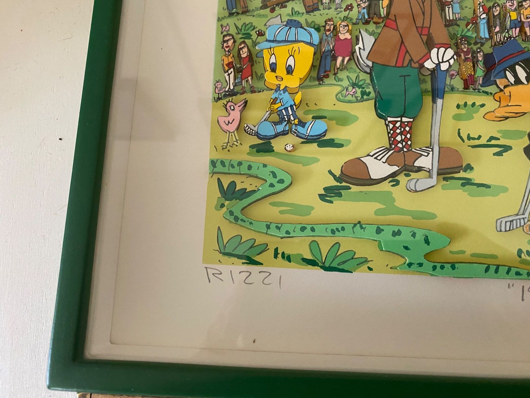 Grafica & Litografie: James Rizzi 3D, The 18th Hole, handsigniert nummeriert 1993 – Usato da Affoltern am Albis venduto da Birdy8910 1
