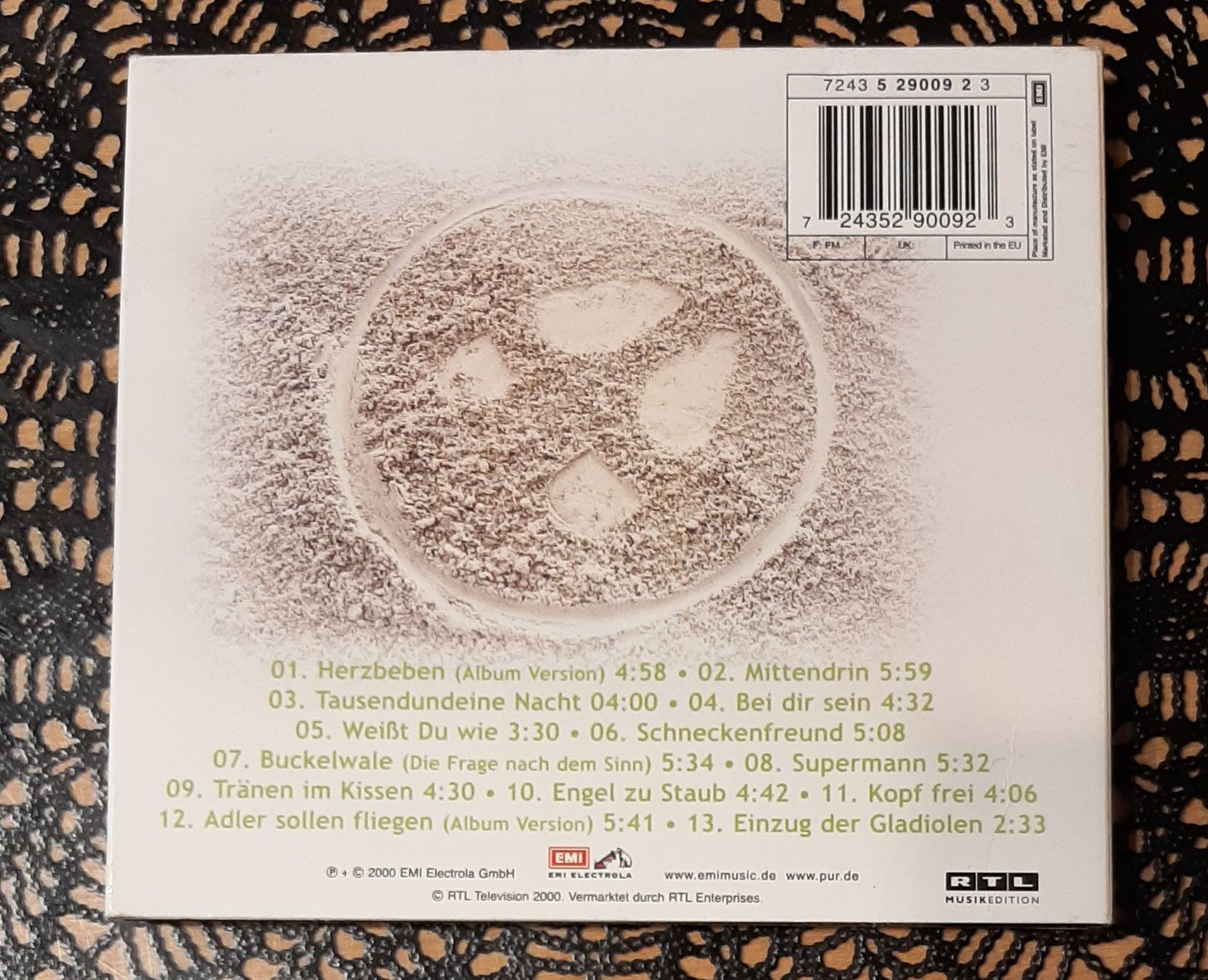 CD: Pur - Mittendrin, DE Pop Rock CD Album 2000 – Usato da Schönenberg TG venduto da Gregordini 1