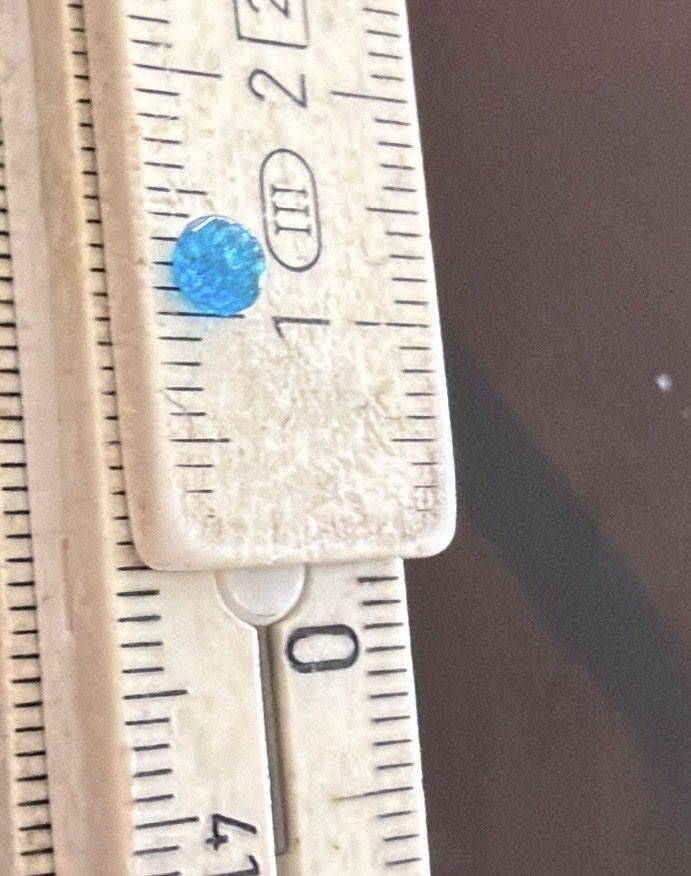 Pierres précieuses: Blauer Edelstein   ca. 4mm  – Neuf avec emballage d'origine à Zürich par joyfulgrace 3