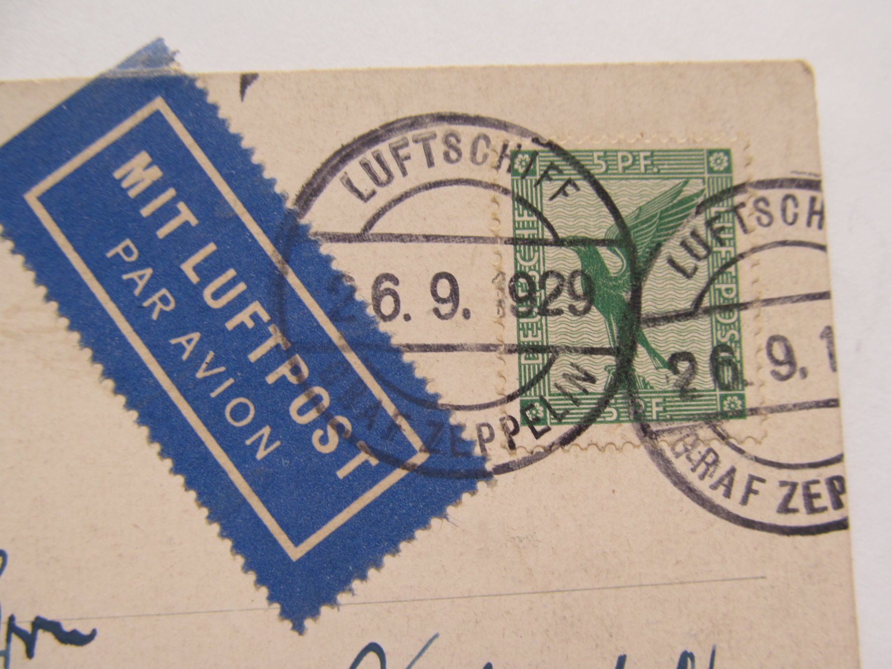 Tutti i francobolli: Luftpost  Deutschland-Schweiz – Usato da Hergiswil NW venduto da Panda1990 2