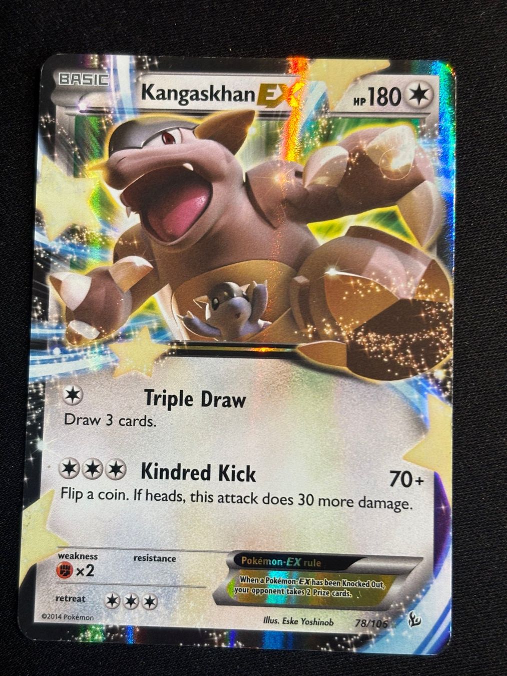 Pokémon Carte collezionabili: Pokemon Kangaskhan EX - Flashfire 78/106 - English – Usato da Bern venduto da Big_GS