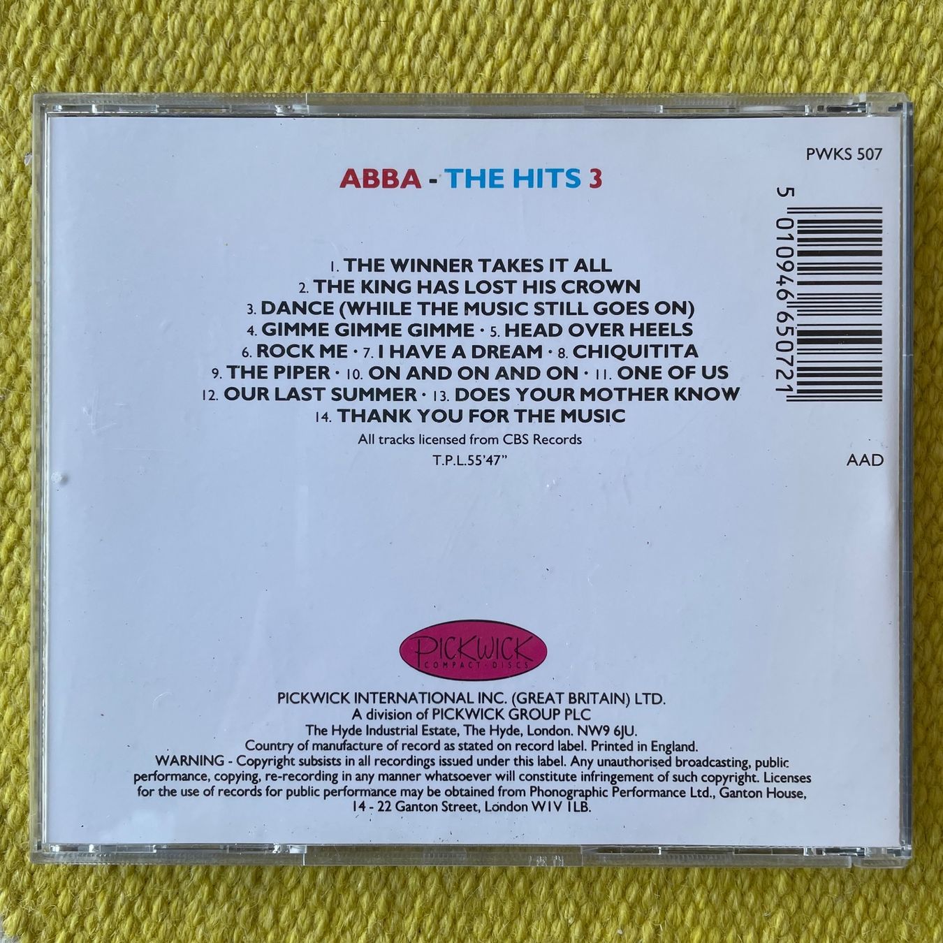 CD: ABBA-THE HITS 3 – Usato da Rorschacherberg venduto da CD-Roli 1