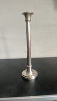 Edler Kerzenstaender, Vintage Design, Metall, Silberfarben