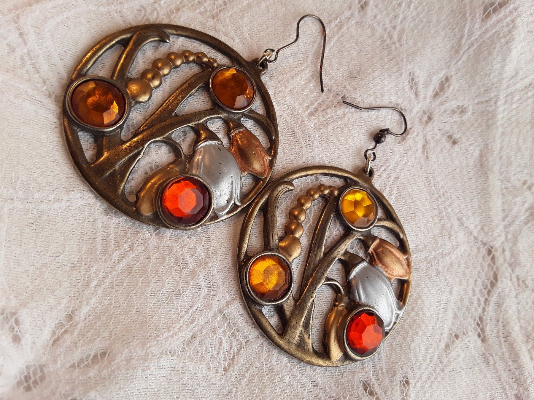 Orecchini pendenti & Orecchini a lobo: Vintage top Ohrhänger ca 1960 – Usato da Zürich venduto da sanwit 5