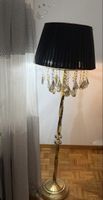 ✨ Elegante Stehlampe Gold mit Kristallen – 150 cm – neuwerti