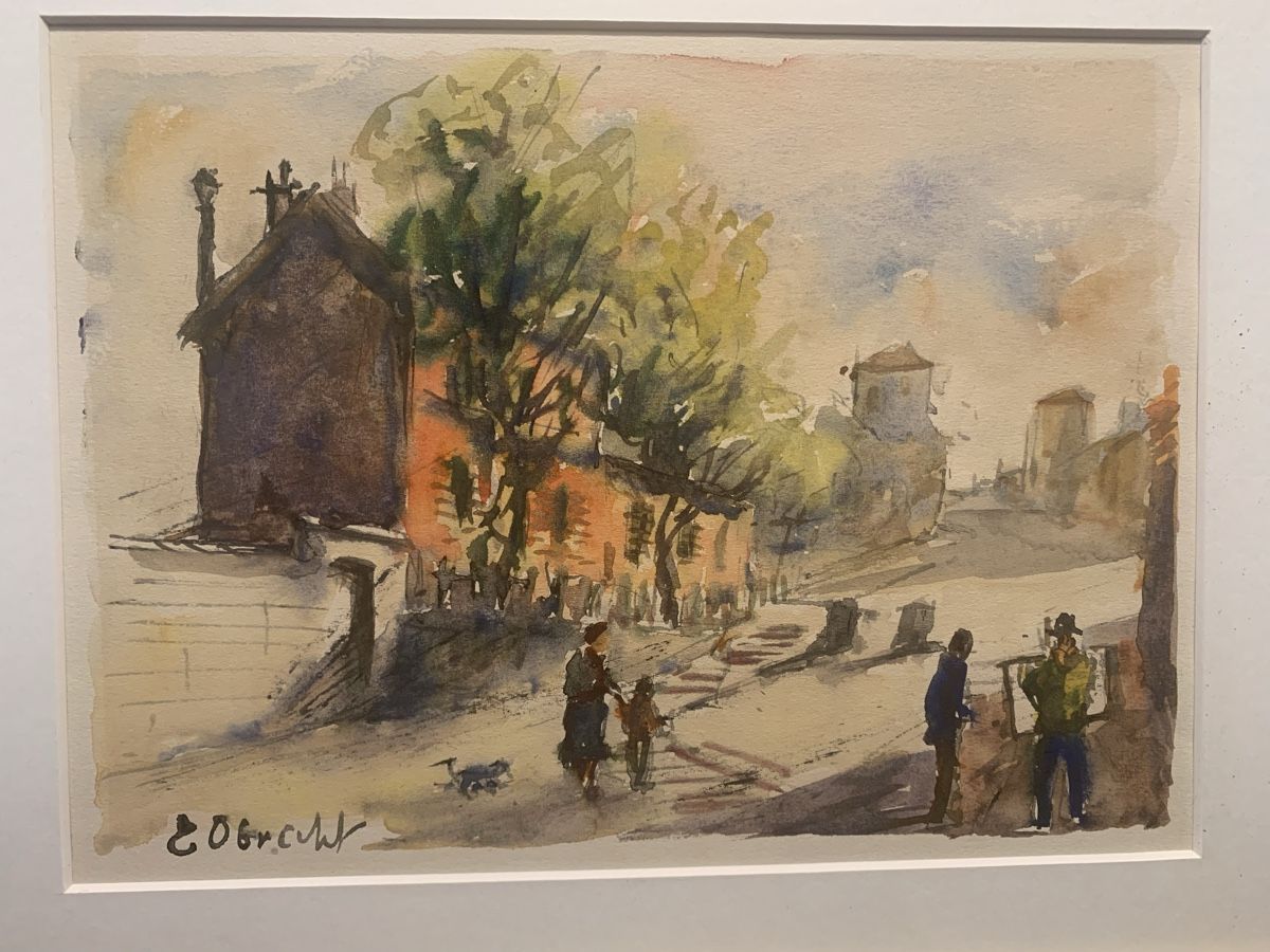 Gemälde: Aquarelle d’Emile Obrecht – Gebraucht aus Veytaux von Latourelle 1