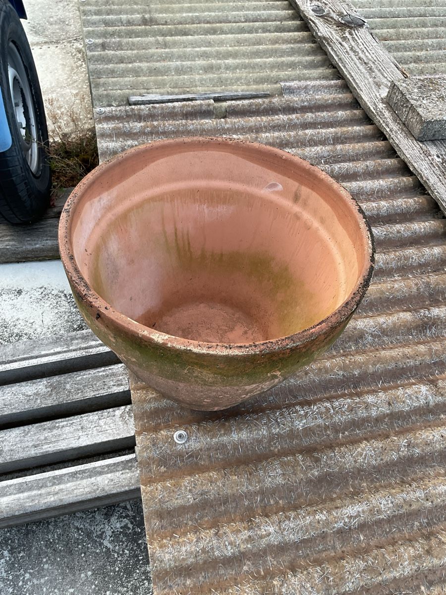 Pots de fleurs: Blumentopf Ton Durchmesser ca. 39cm gebraucht – D'occasion à Lömmenschwil par Gartbau 1