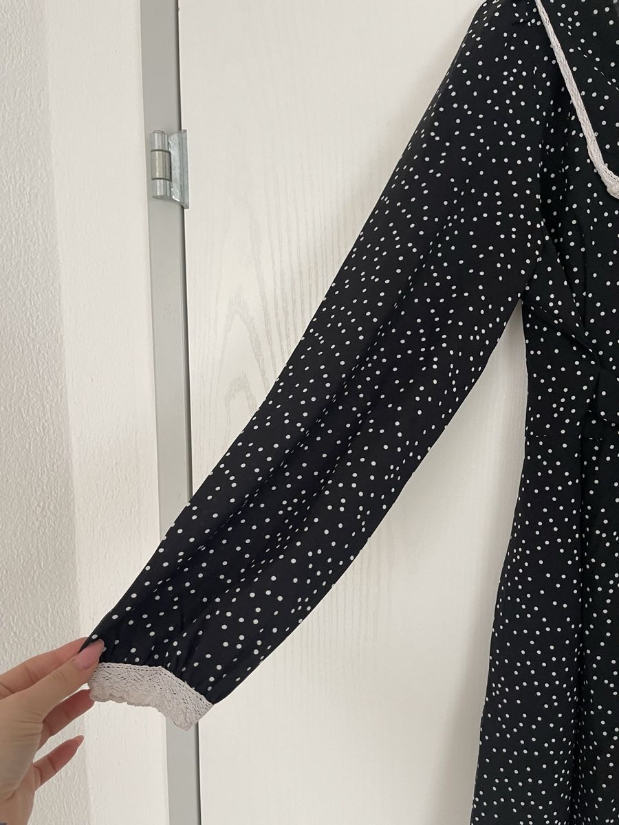 Vestiti: Sommerliches Punktkleid mit Spitze, Grösse 38 – Usato da Bremgarten AG venduto da arl_8nbf 2