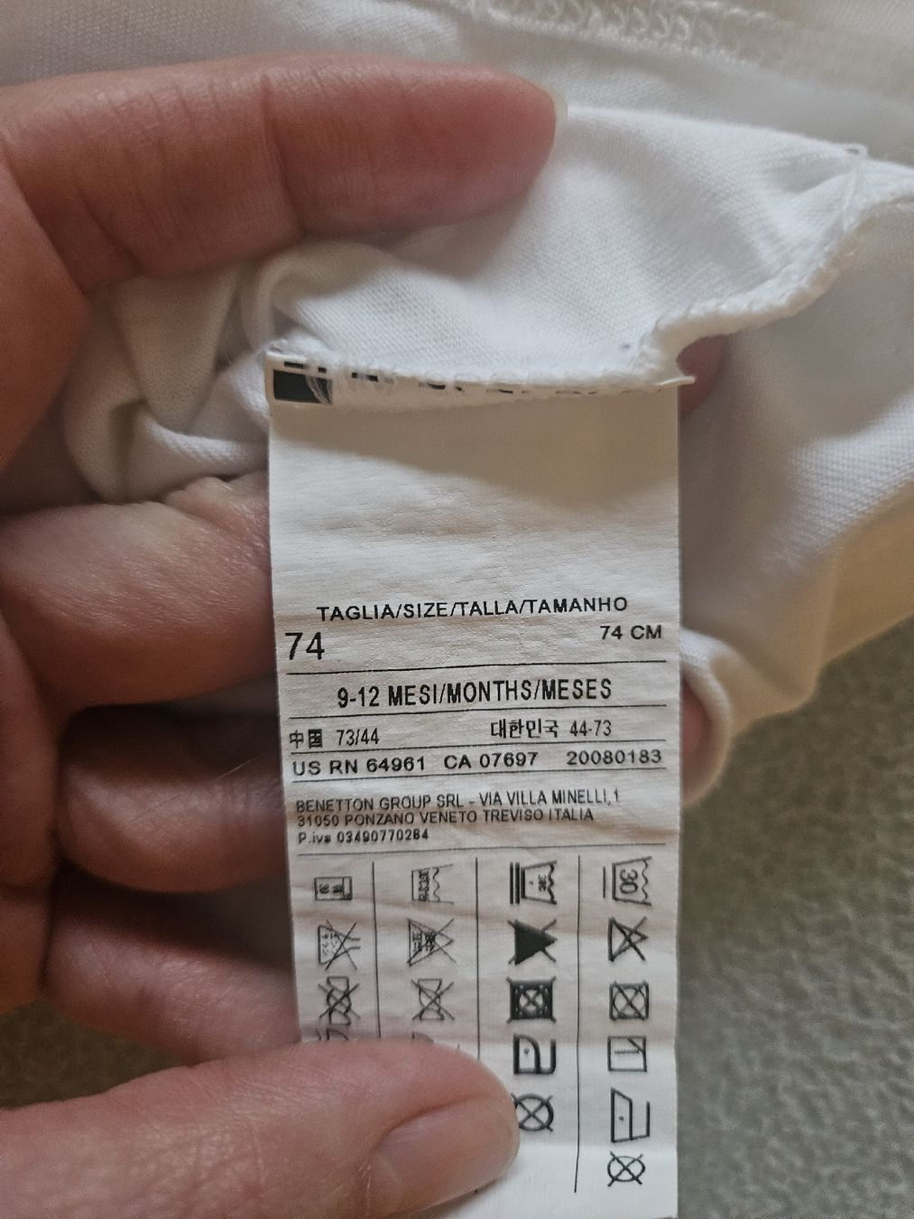 Benetton Camicette, T-shirt & Top: T-Shirt Daisy Gr. 74 – Usato da Zürich venduto da Kris8050 3