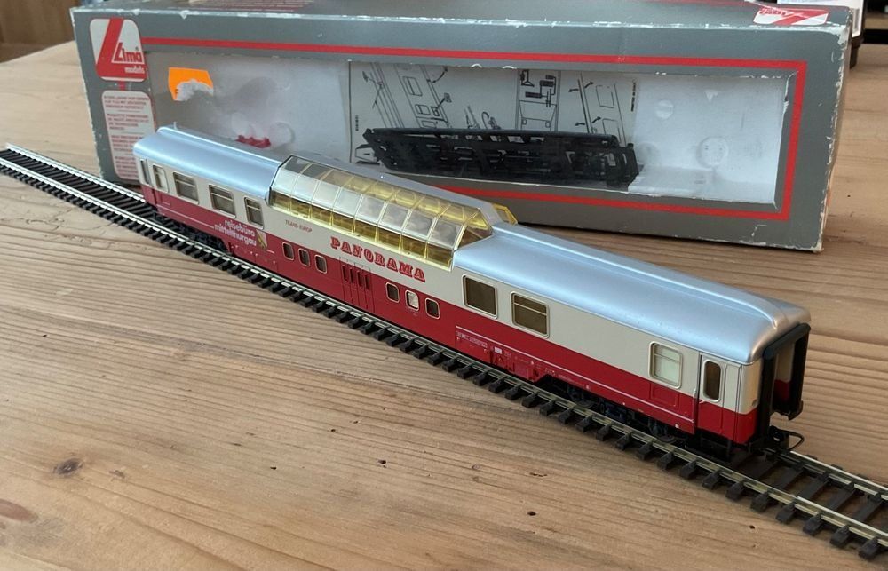 Lima Modellini di ferrovie: LIMA Panoramawagen TRANS-EUROP EXPRESS DC – Usato da Dottikon venduto da Gusler7 1