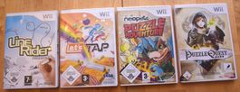 Puzzle Quest + Puzzle Adventure +Let's Tap +Line Rider (CIB)