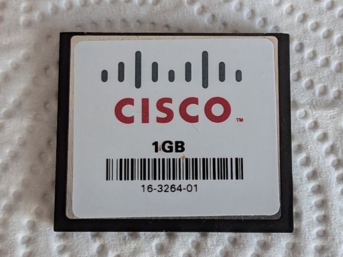 Cisco Schede di memoria: Compact Flash Karte 1GB Cisco – Usato da Münsingen venduto da Rufer34