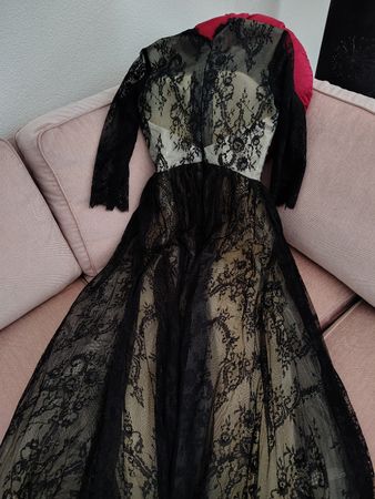 Elegantes Spitzenkleid, Vintage Stil, Grösse 40 neuwertig