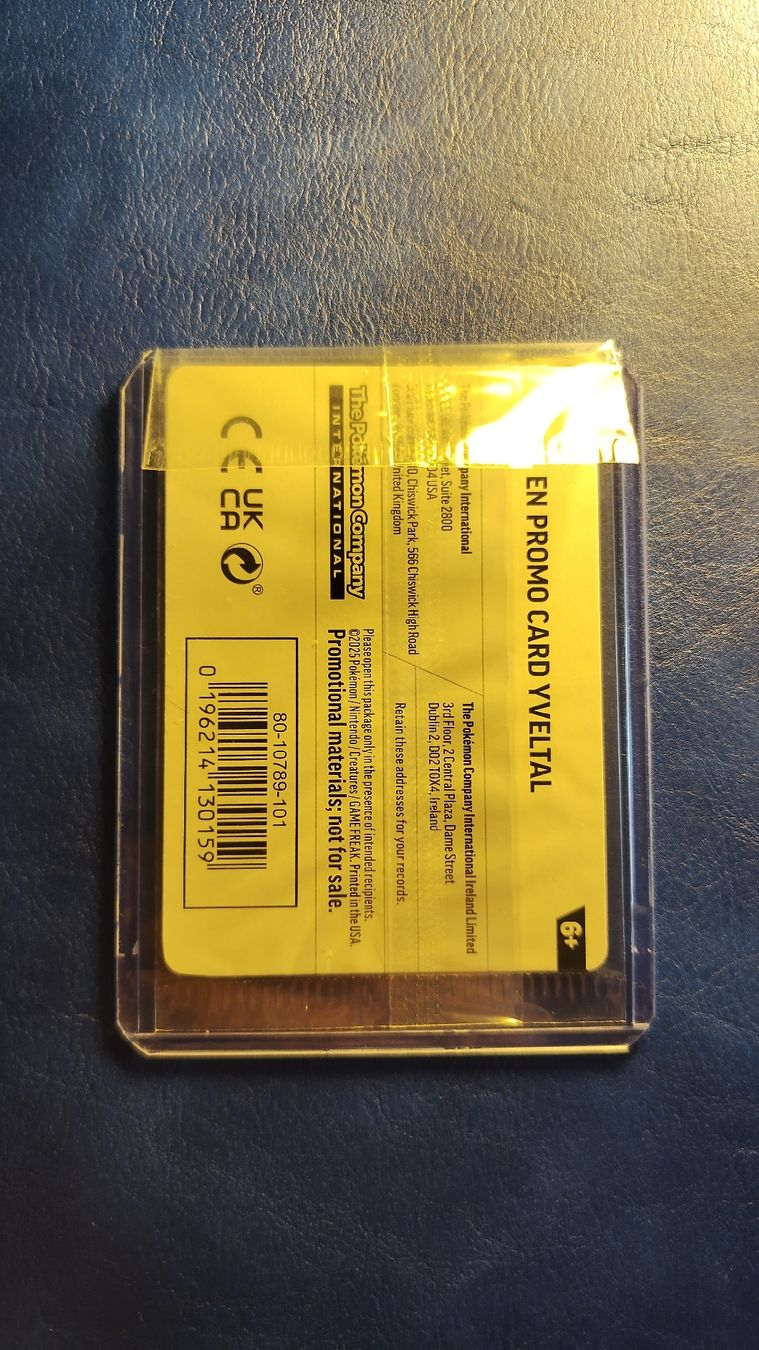 Pokémon Carte collezionabili: Yveltal promo stamped mega evolution sealed – Nuovo e nell'imballaggio originale da St-Saphorin-Lavaux venduto da Mercimaisnon 1