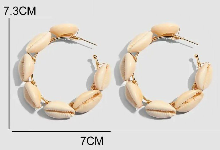 Orecchini pendenti & Orecchini a lobo: Earrings / Ohrringe / Kreolen mit Muscheln / Boho / Shells – Nuovo (secondo la descrizione) da Wettingen venduto da JasminL92 2