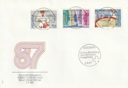 1987 Sonderpostmarken, ET - Vollstempel