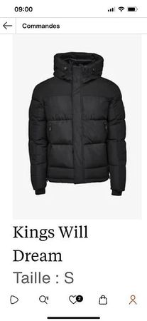 Veste / Doudoune Kings Will "S"