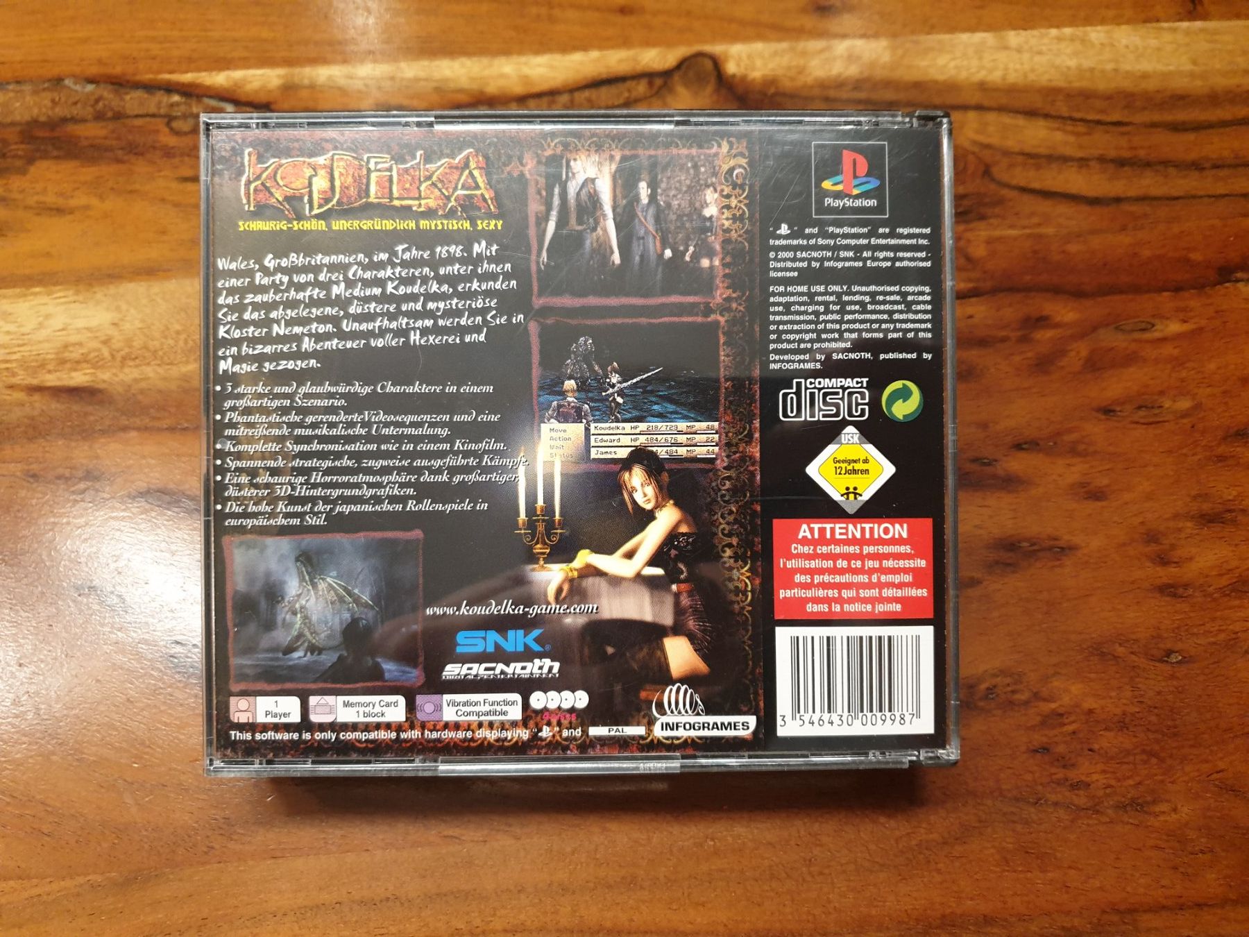 Giochi: Koudelka Playstation 1 PS1 – Usato da Rain venduto da Rou_z26r 1