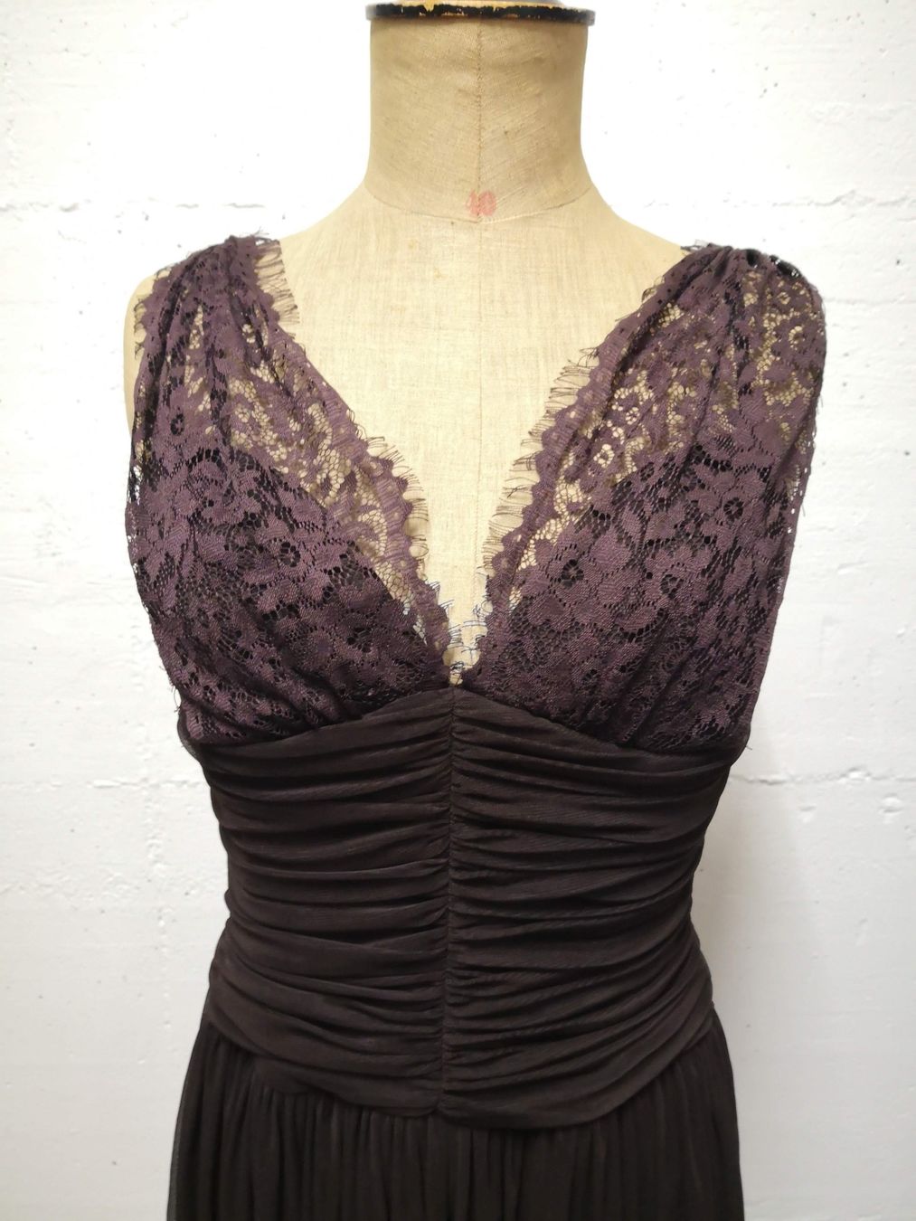 Kleider: Kleid mit Spitze Braun – Gebraucht aus Wollerau von skyfall007 1