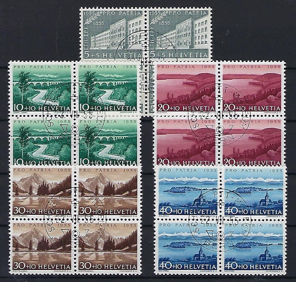 Tutti i francobolli: 1955  Pro Patria Viererblocks 14983 – Usato da Lunden venduto da Animus999