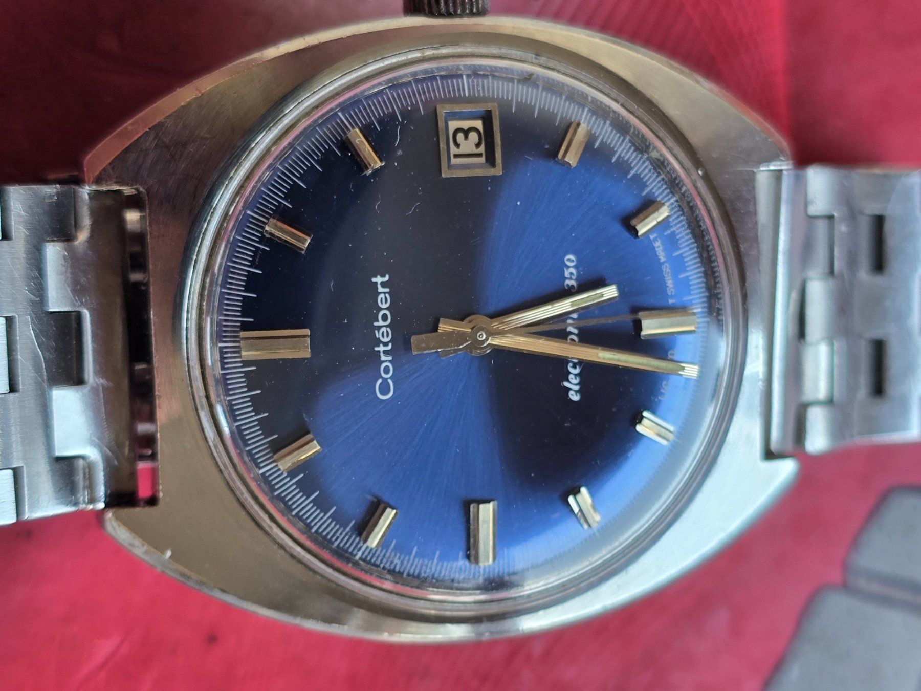 Cortébert Orologi: 260 Cortebert Electronic 350 Date aus 1969 – Usato da Muri AG venduto da Corredor 3