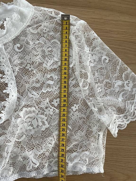 Camicette: Dirndlbluse weiss ca. Gr. L Oktoberfest – Nuovo (secondo la descrizione) da Reinach BL venduto da present4you 3