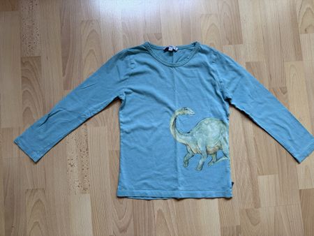 Bio Langarmshirt, enfant terrible, Gr.122/128