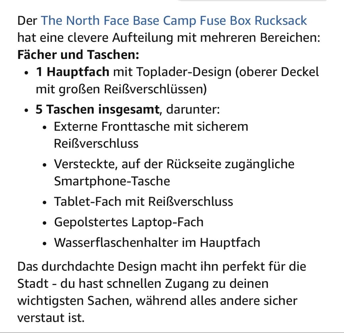 North Face Rucksäcke: THE NORTHFACE Base Camp Fuse Box – Gebraucht aus Birsfelden von itte 9