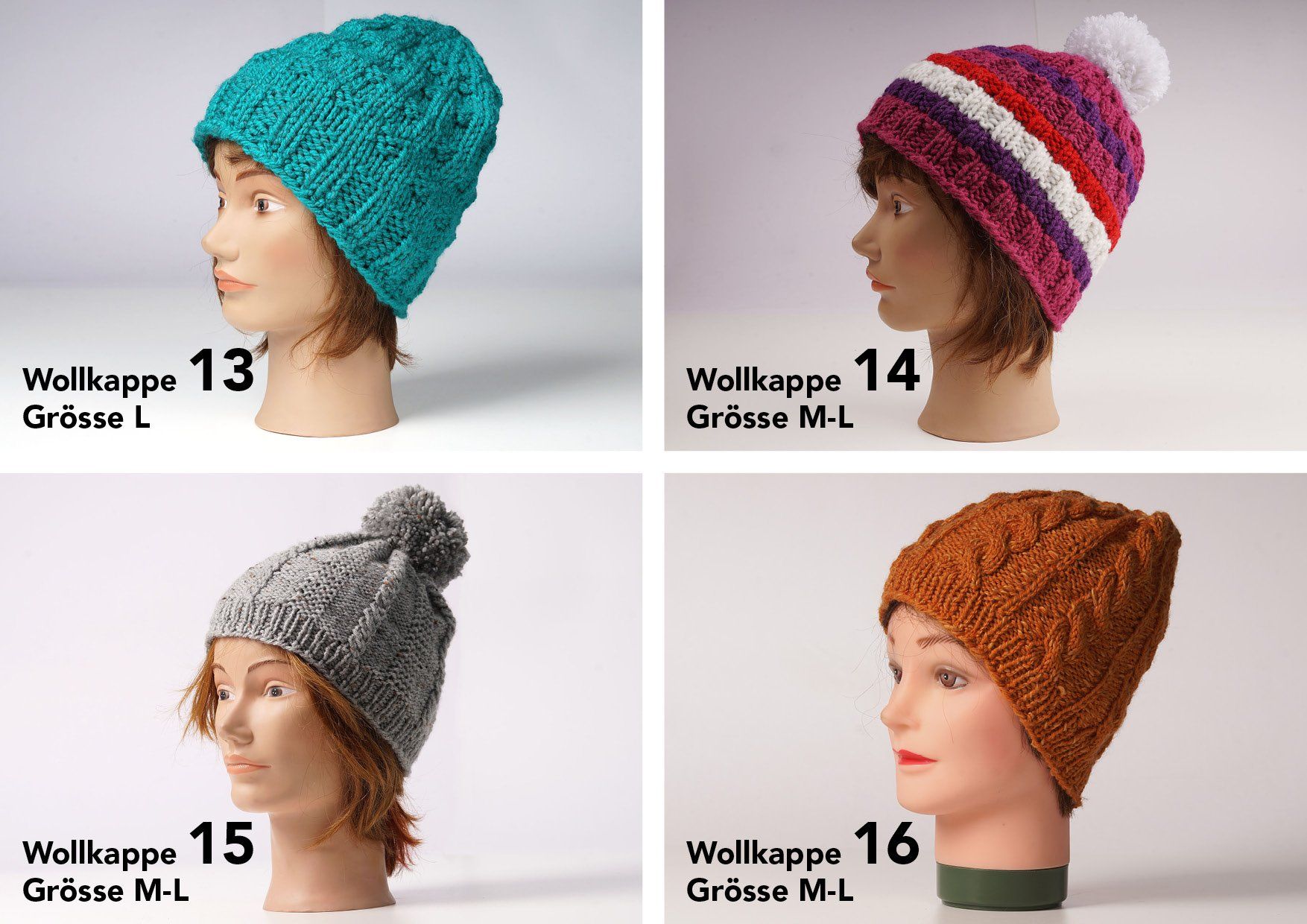 Hüte, Mützen & Caps: Handgestrickte Wollkappen – Neu (gemäss Beschreibung) aus Buochs von chicco64 3